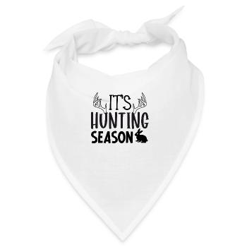 It´s Hunting Season - Bandana - Weiß - Vorne