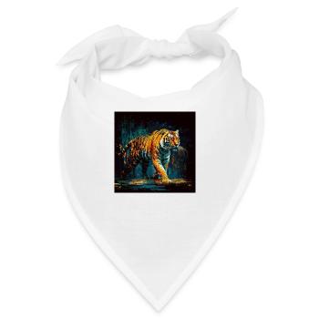 Bengalischer Tiger, Trail-Jäger - Bandana - Weiß - Vorne