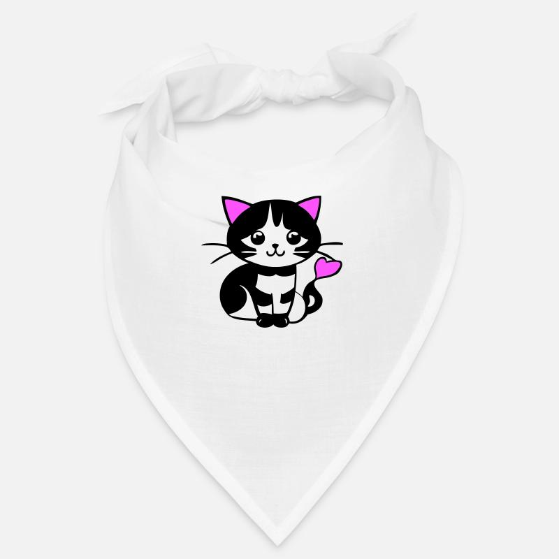 Cute cat in the comic strip Bandana