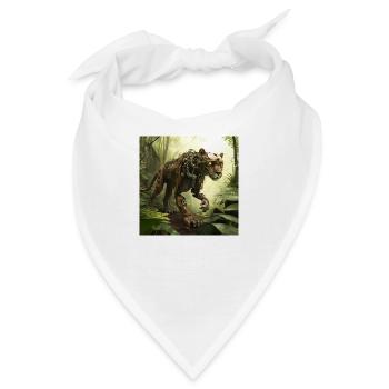 Panter - Bandana - Weiß - Vorne
