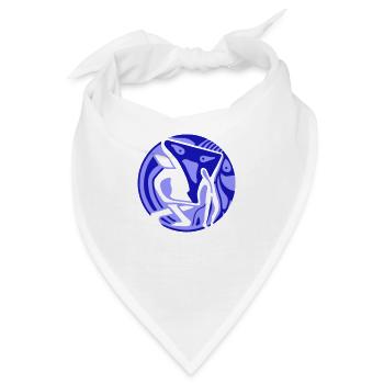 Marionetten. Kontrolle in einem Puppenspiel - Bandana - Weiß - Vorne