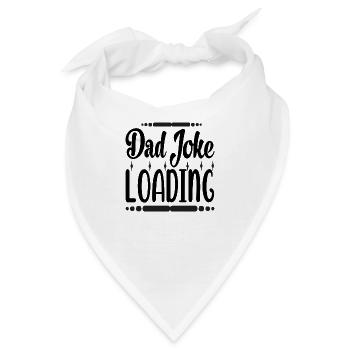 Dad Joke Loading - Bandana - Weiß - Vorne