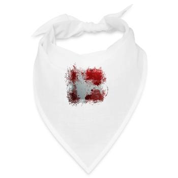 Dänemark Kopenhagen Dänisch Skandinavien Flagge Dansk - Bandana - Weiß - Vorne