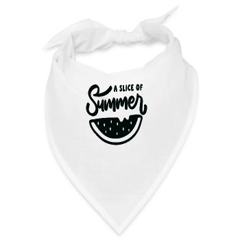 A Slice Of Summer - Bandana - Weiß - Vorne
