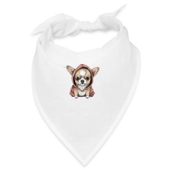 Chihuahua - Bandana - Weiß - Vorne