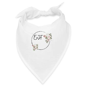 Personalisierter Junggesellenabschied - Bandana - Weiß - Vorne