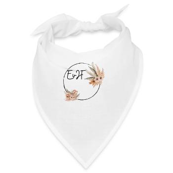 Personalisierter Junggesellenabschied - Bandana - Weiß - Vorne