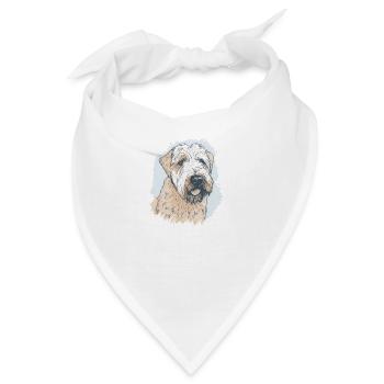 Soft Coated Wheaten Terrier - Bandana - Weiß - Vorne