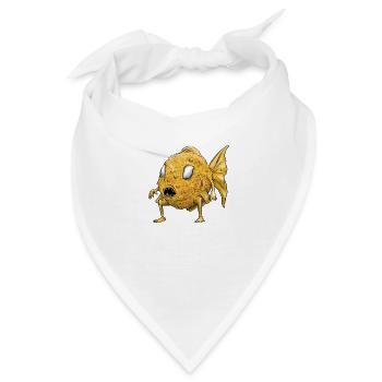 Fischklecks - Bandana - Weiß - Vorne