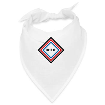 Raute Heimat - Bandana - Weiß - Vorne