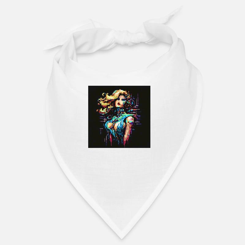 Fille techno [pixel art] Bandana