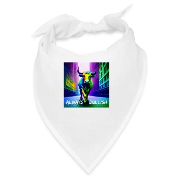 ALWAYS BULLISH 202301 - Bandana - Weiß - Vorne