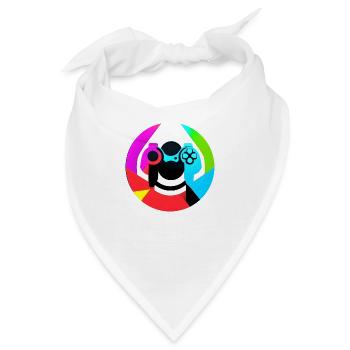 Der Gamer im Inneren - Bandana - Weiß - Vorne