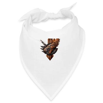 wood cyber style - Bandana - Weiß - Vorne