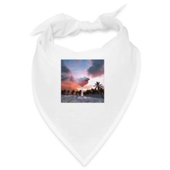 Cocktail 1 Geschenk - Bandana - Weiß - Vorne