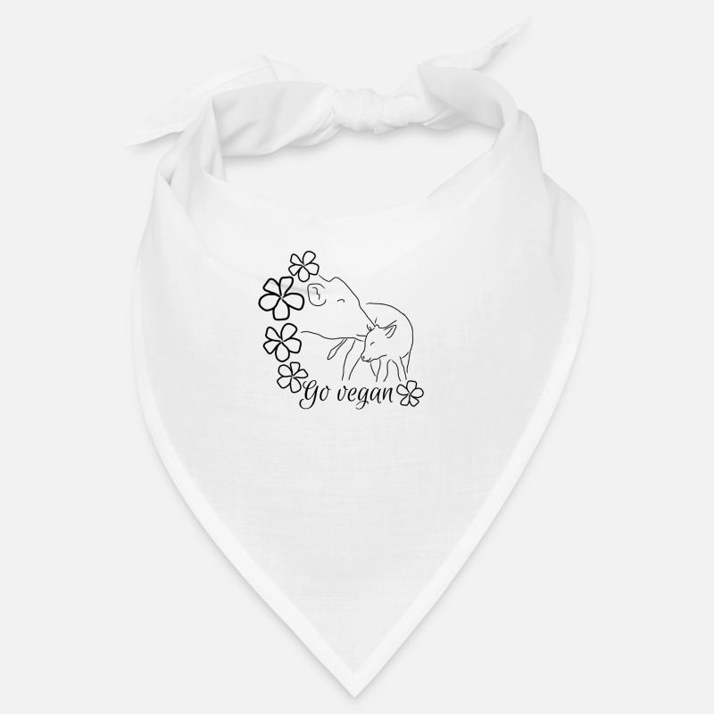 Go vegan-Mutterliebe Kuh Bandana