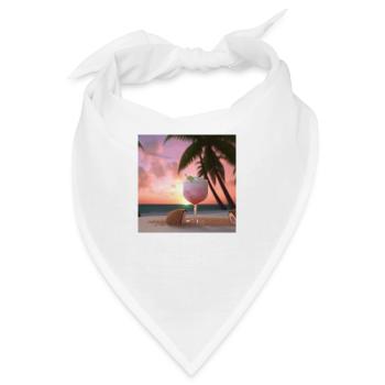 Cocktail 4 Geschenk - Bandana - Weiß - Vorne
