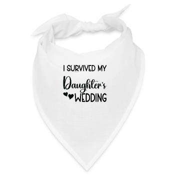 I survived my Daughter´s Wedding - Bandana - Weiß - Vorne