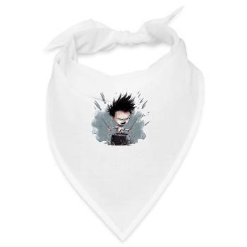 Angry Drummer Boy - Bandana - Weiß - Vorne
