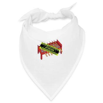 Der Grill ist eine Kritische Infrastruktur - Bandana - Weiß - Vorne