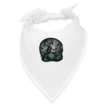 Drums crazy - Bandana - Weiß - Vorne