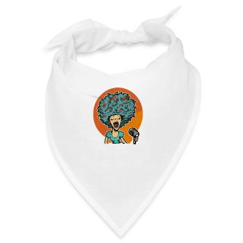 Sängerin - Bandana - Weiß - Vorne