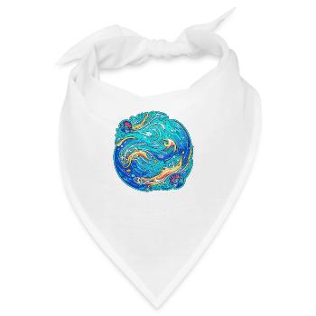 Wilder Ozean - Bandana - Weiß - Vorne