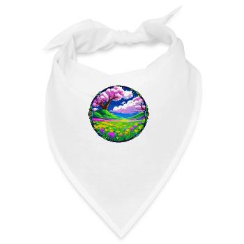 Rosa Sommer - Bandana - Weiß - Vorne