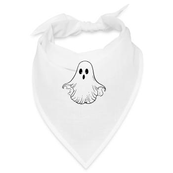 Geist Geister Geisterstunde Halloween - Bandana - Weiß - Vorne