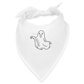 Geist Geister Geisterstunde Halloween - Bandana - Weiß - Vorne