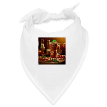 the pizza Drink flavour - Bandana - Weiß - Vorne