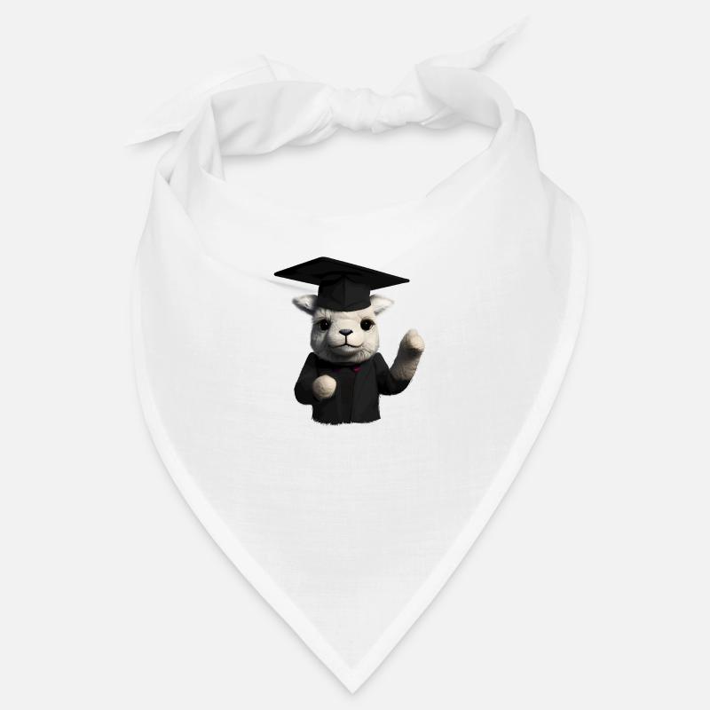 Bachelor Studium Schulabschluss Absolvent Alpaka Bandana