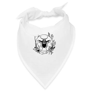 Insekten Krabbeltiere Arthropoden - Bandana - Weiß - Vorne