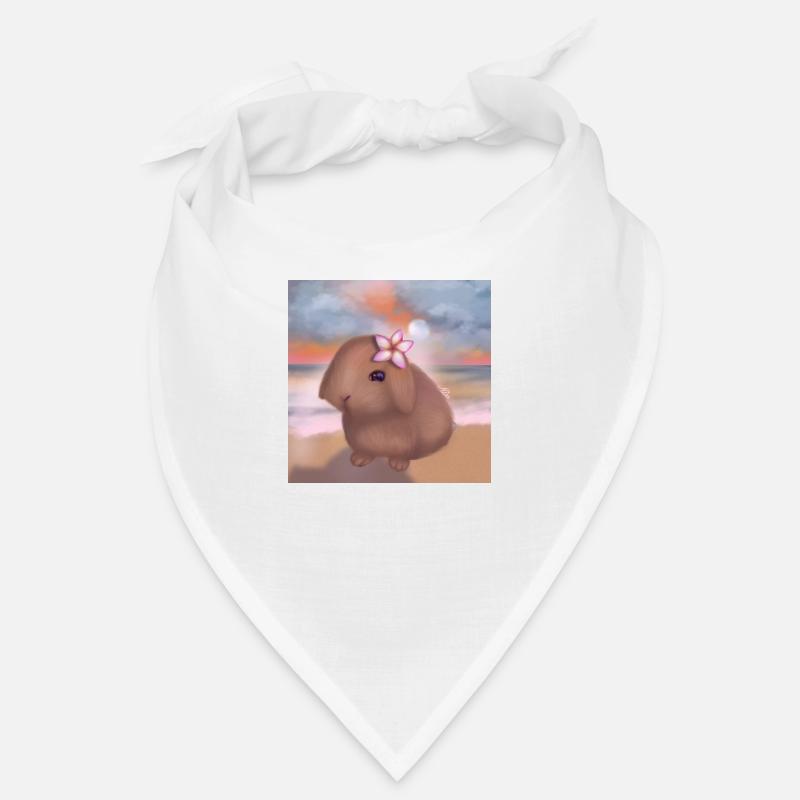 Lapin à la plage Bandana