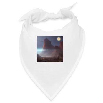 City on the moon - Bandana - Weiß - Vorne