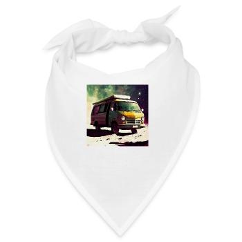 Space Wohnmobil - Bandana - Weiß - Vorne