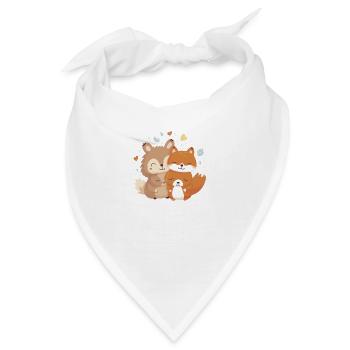 Tierliebe - Bandana - Weiß - Vorne