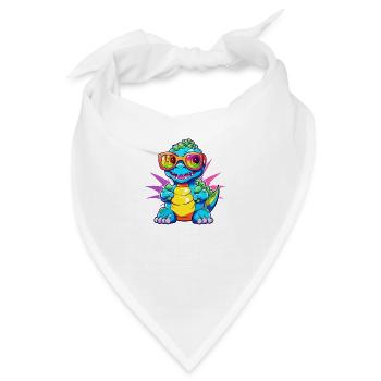 Cool kid Dino - Bandana - Weiß - Vorne