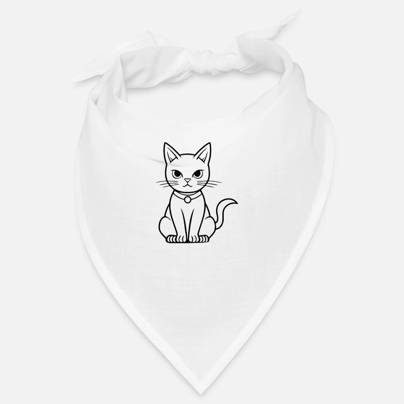 Chat chaton chaton dame Bandana
