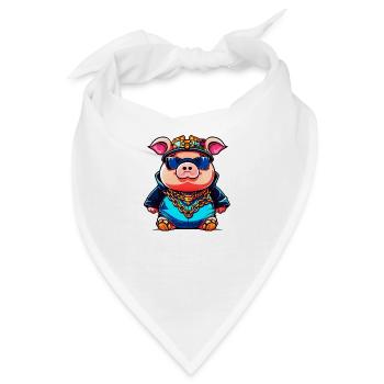 Coole Sau - Bandana - Weiß - Vorne