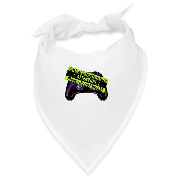 Kritischer Controller - Bandana - Weiß - Vorne