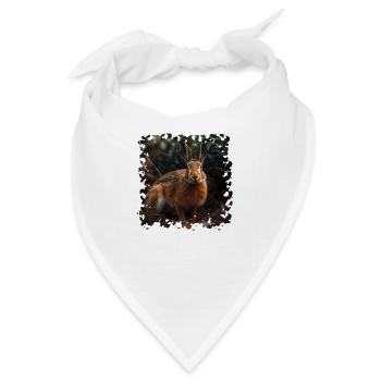 Feldhasen sind selten geworden - Bandana - Weiß - Vorne