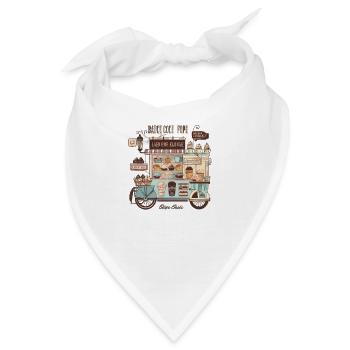 Backwerke und Bäckerei: Eine köstliche Kombination - Bandana - Weiß - Vorne