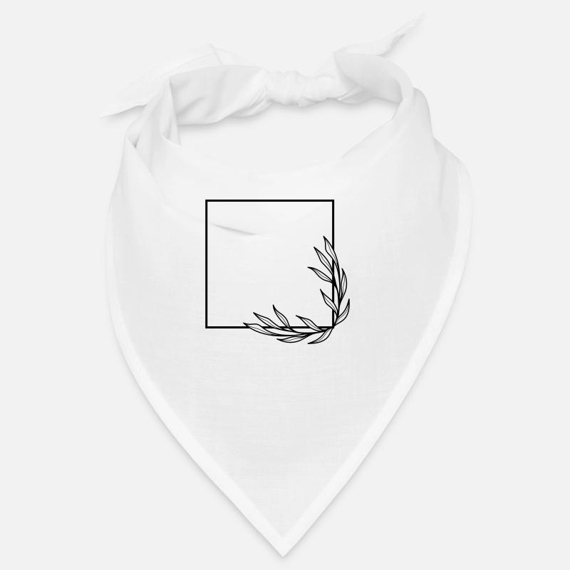 Willow leaf Boho Floral Wreath 6 Bandana