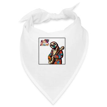 Mister Slow Hand - Bandana - Weiß - Vorne