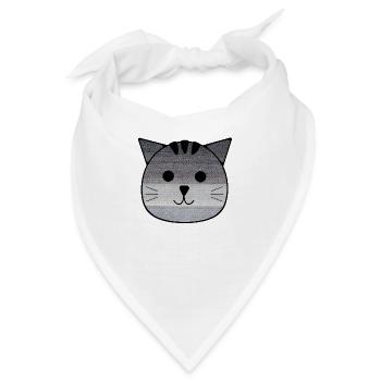 Der kleine Kater Otto - Bandana - Weiß - Vorne