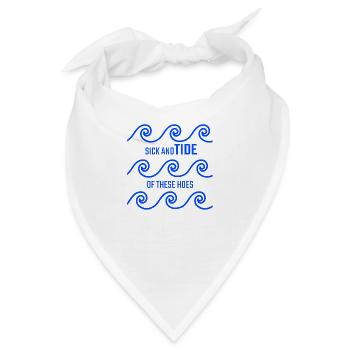 Krank und Flut dieser Hacken - Bandana - Weiß - Vorne