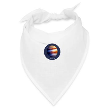Planet Jupiter - Bandana - Weiß - Vorne