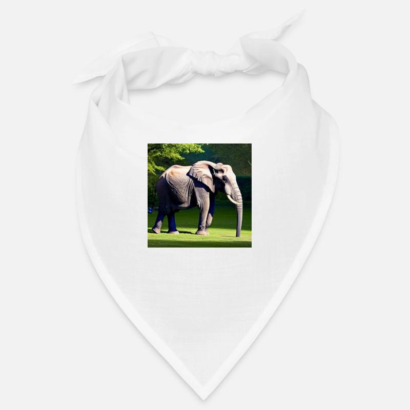 Elefant auf eine Wiese Bandana