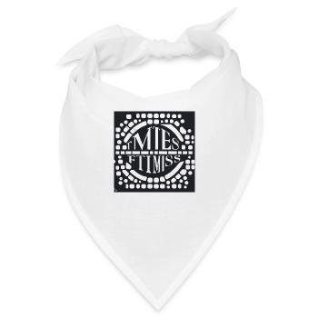 zeitloser stiel - Bandana - Weiß - Vorne
